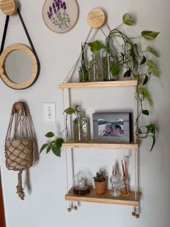 3Tier Hanging Planter Stand Pot Stand for Patio Living Room Balcony Garden Decor Plant Container Set
