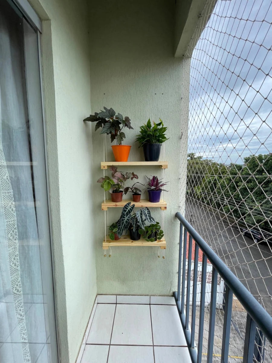 3Tier Hanging Planter Stand Pot Stand for Patio Living Room Balcony Garden Decor Plant Container Set