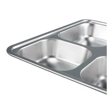 4 Compartments Stainless Steel Thali Plate