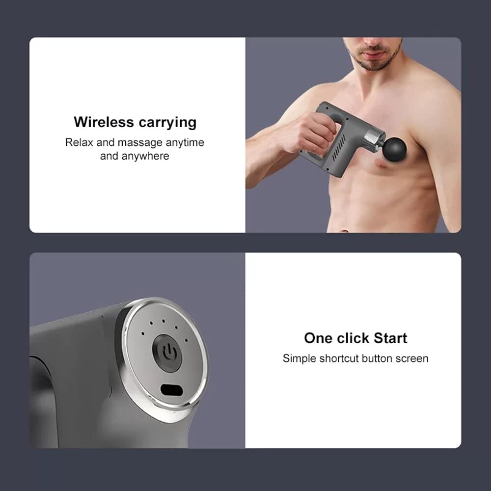 4 Massage Heads Change Fascial Gun Massager