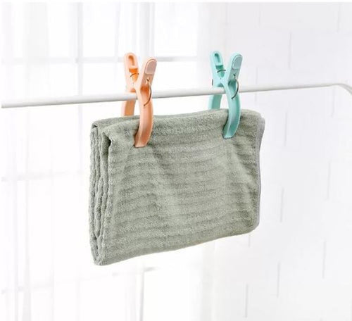 4 Pcs Plastic Big Clothes Pegs