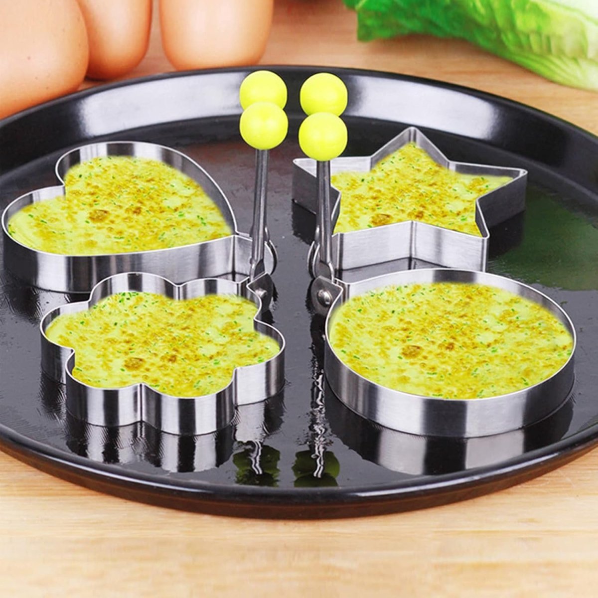 4 Piece's Set Eggs Mold