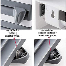 4-in-1 Wall Mounted Kitchen Paper Roll Dispenser – Cling Film, Foil & Paper Towel Holder