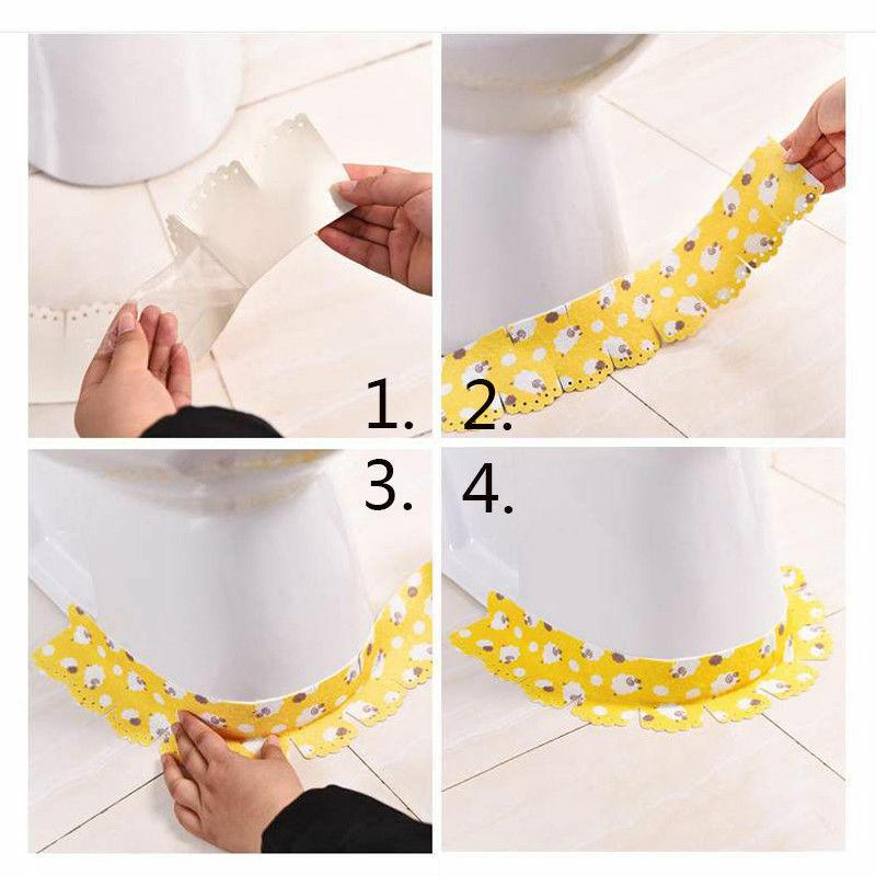 Water Absorption Electrostatic Bathroom Toilet Base Sticker