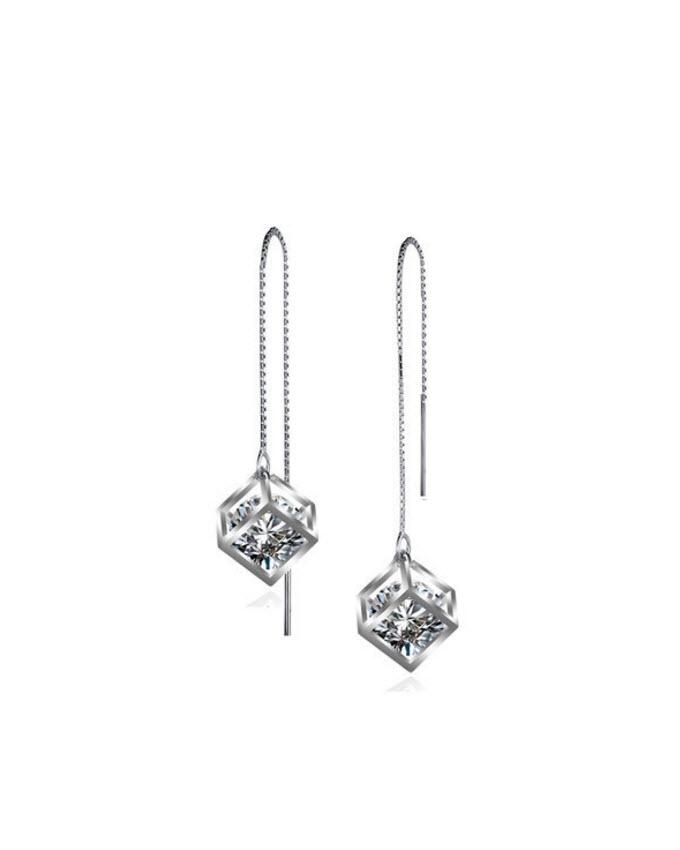 Silver Alloy Earrings for Women
