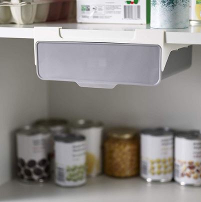 Multifunctional Self-Adhesive Retractable Under The Table Hidden Drawer Organizer