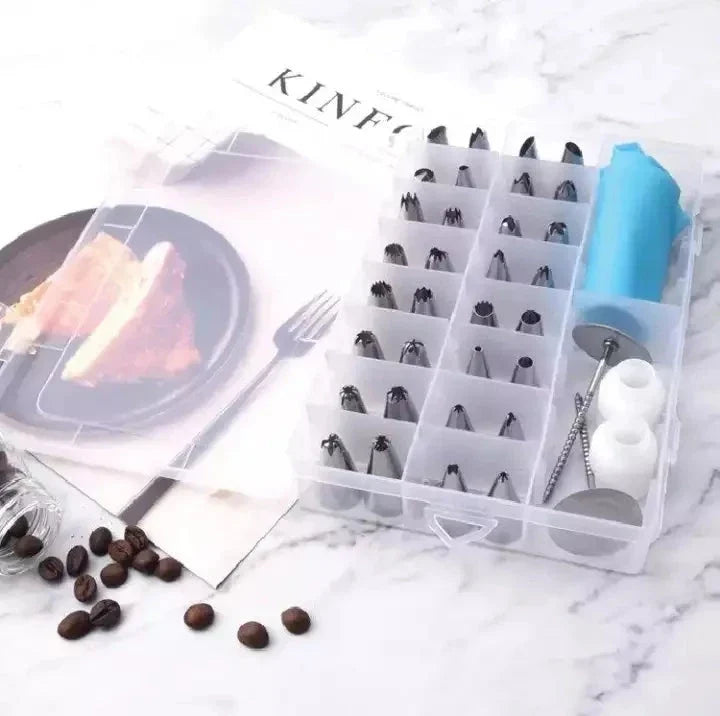 37 Piece's Cake Decorating Kit With Plastic Storage Box