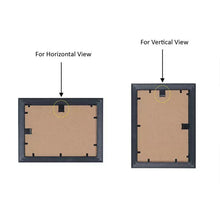 Set of 6 - Photo Frames Collage Wall Hanging Wall Decor Set - Black