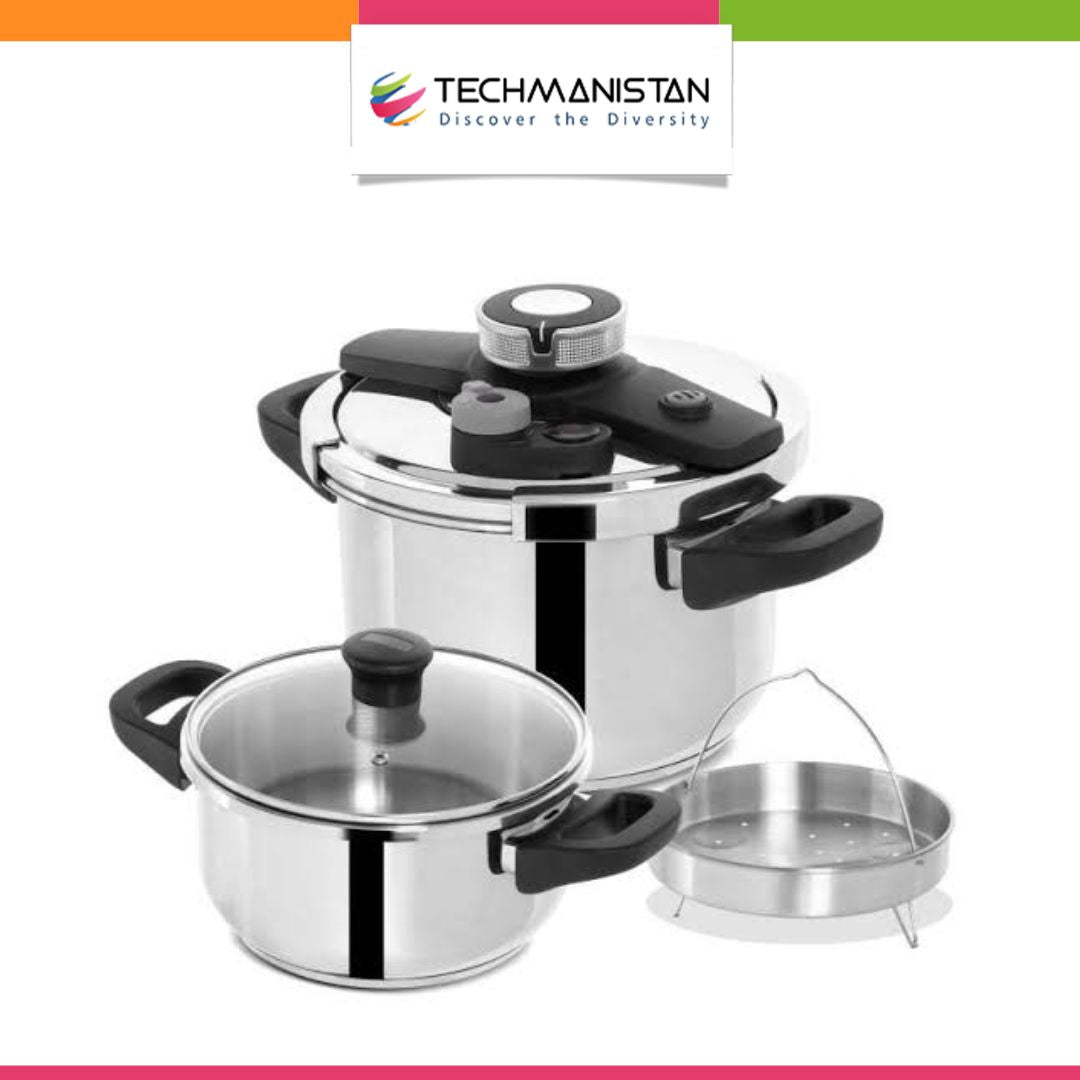Stainless Steel Pressure Cooker Combo | Best Cooker Set in Pakistan