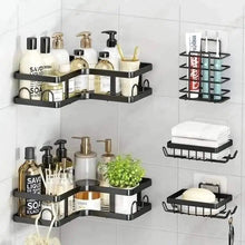 5-Piece Shower Caddy L-Shaped Corner Shelf Set