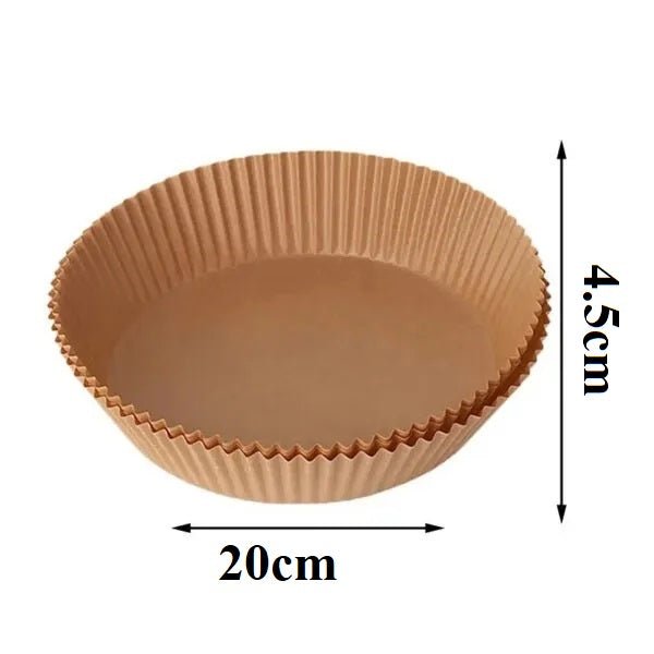 50Pcs - Disposable Baking Papers For Air Fryer