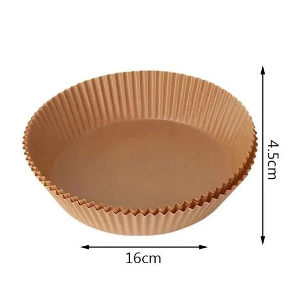 50Pcs - Disposable Baking Papers For Air Fryer