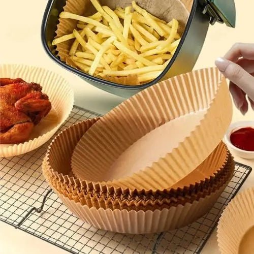50Pcs - Disposable Baking Papers For Air Fryer
