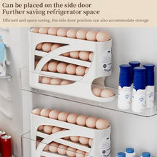 4Tier Eggs Dispenser, Egg Rolling Fridge Organizer