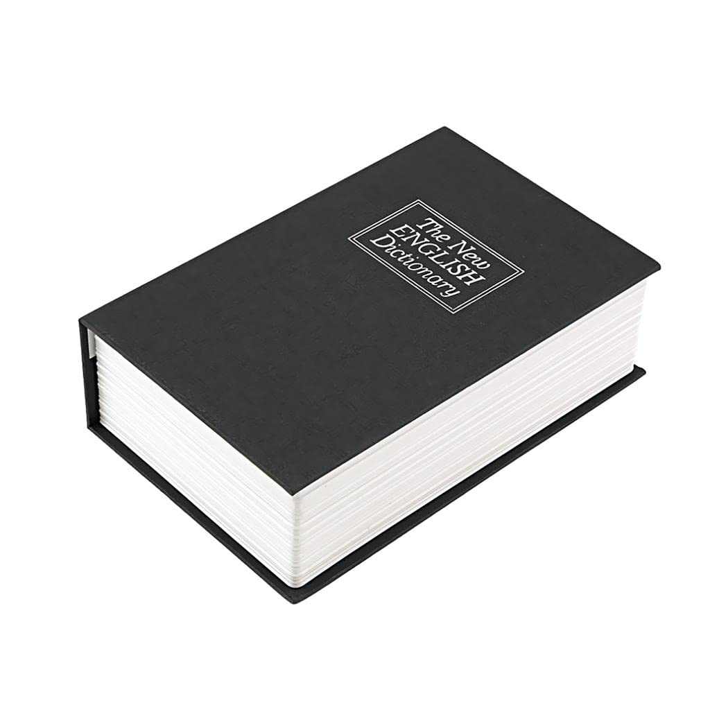 Dictionary Book Safe Storage Cash Money Jewelry Box Security Key Lock