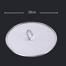 Fine Mesh Splatter Screen with Fold-Flat Knob – 29cm Stainless Steel Oil Splash Guard