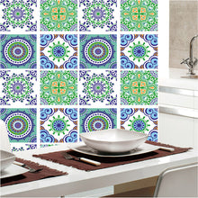 Pack of 4 - 3D Embossed Assorted Truck Art Themed Tiles Sticker (Each Sticker Size: 6x6 Inches)