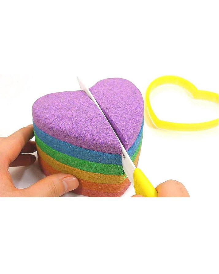 Pack of 4 - Assorted Color Kinetic Sand with FREE Molds