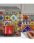Pack of 24 - 3D Embossed Truck Art Themed Tiles Stickers