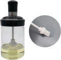 Glass Oil Dispenser with Silicone Brush for BBQ - 220ml