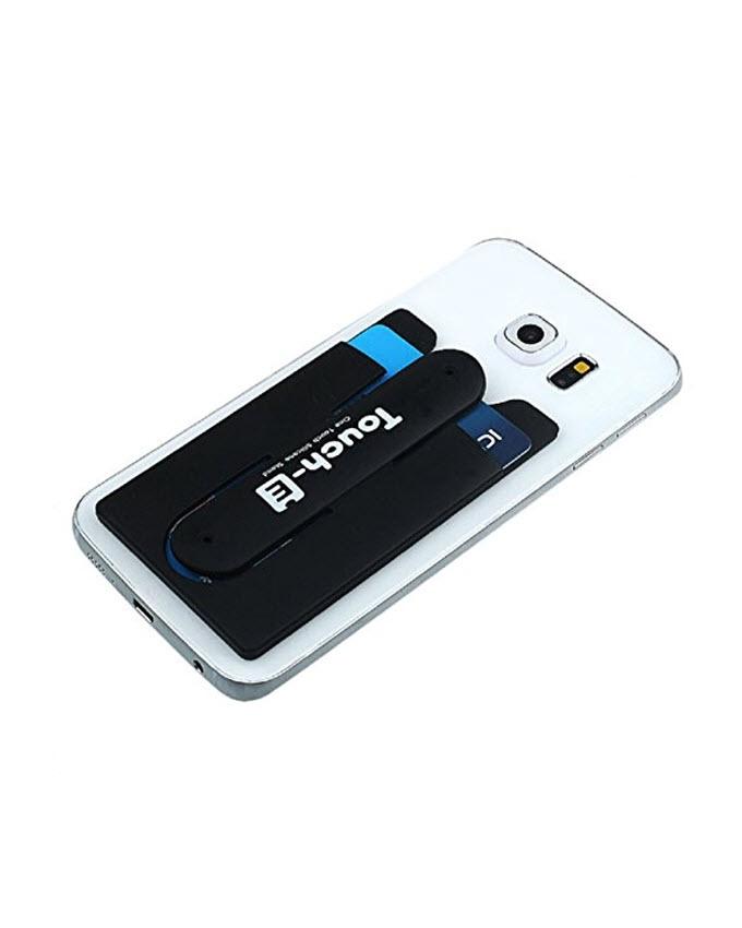 Silicone Stick Phone Stand - Black