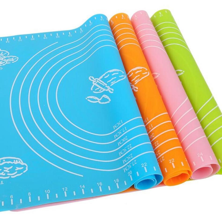 Non Stick Silicone Baking Mat for Pastry Rolling Dough with Measurements