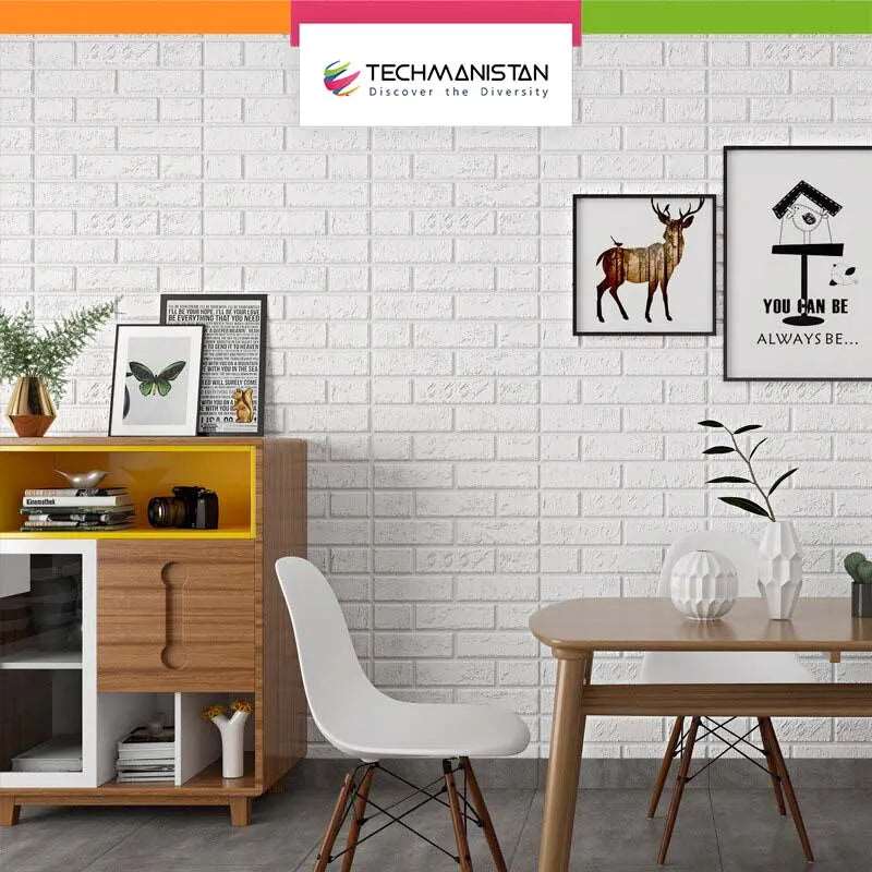 5mm Thickness 3D Brick Wall Sticker