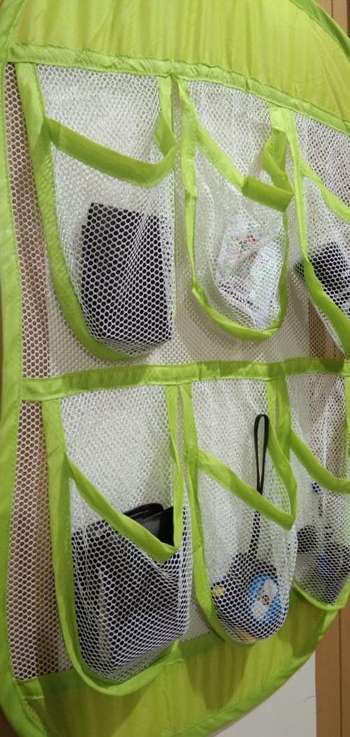 6 Pockets Hanging Mesh Wardrobe Storage Organizer