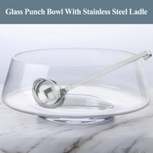 Unique Design Glass Punch Bowl