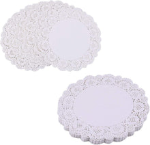 Pack of 100 - Disposable Food Grade Round Paper Doilies