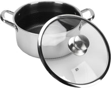 Single Sided Honeycomb Laser Coated Soup Pot With Lid
