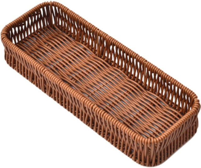 Nylon Wicker Rectangular Cutlery Basket