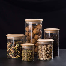 Pack of 3 - 250ml Airtight Glass Jar with Bamboo Lid
