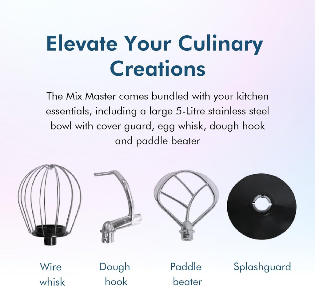 6 Speed Electric Beater With Bowl And Stand Base