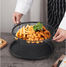Premium Non-Stick Air Fryer Baking Tray with Mesh Basket