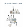 Hanging Shower Caddy Shelf with Soap Dish & Hooks