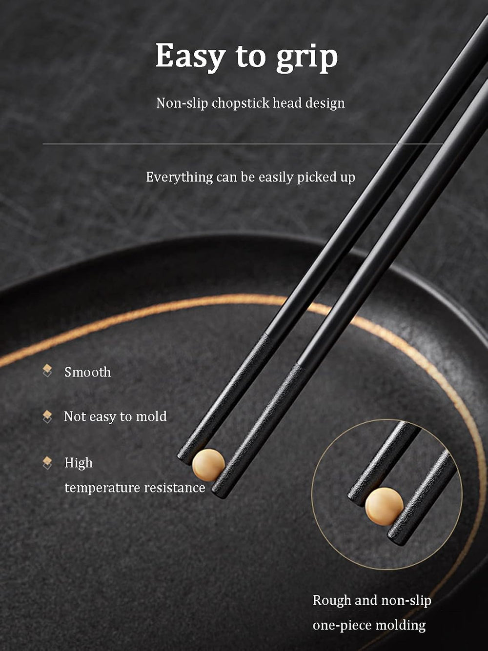Reusable Chopsticks – Set of 5 Pairs