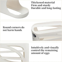 4Tier Eggs Dispenser, Egg Rolling Fridge Organizer
