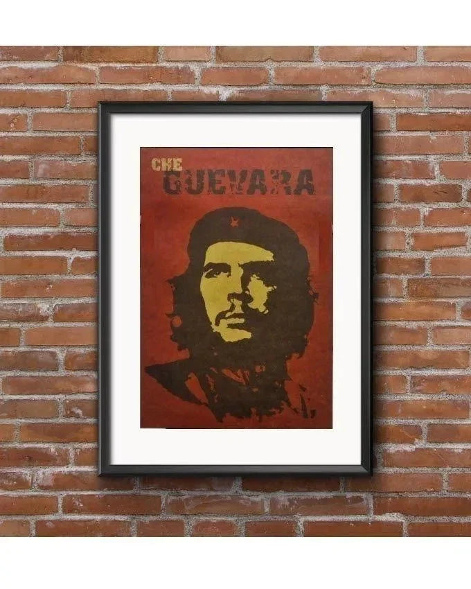 Che Guevara Portrait Retro Poster