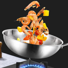 Titanium Wok Frying Pan – Non-Coating Non-Stick Hammered Design