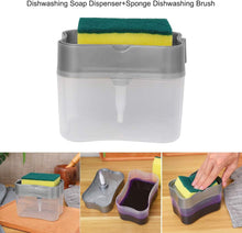 2in1 - Soap Pump Dispenser & Sponge Holder
