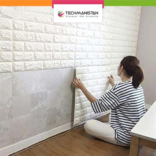 Pack of 4 - 3D Brick Wall Stickers