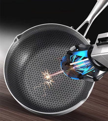 Single Sided Honeycomb Laser Coated Soup Pot With Lid