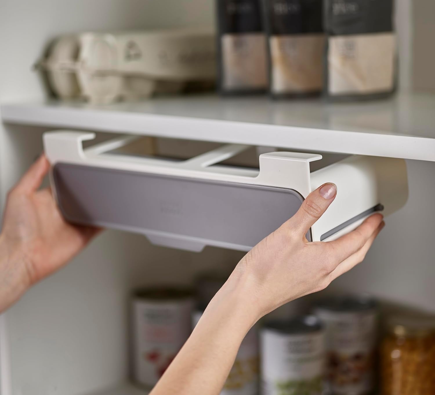 Kitchen Cupboard Store Under Shelf Spice Rack