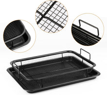 Premium Non-Stick Air Fryer Baking Tray with Mesh Basket