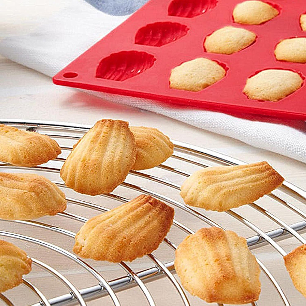 9 Cavity Shell Shape Silicone Chocolate Mold