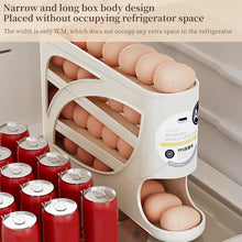 4Tier Eggs Dispenser, Egg Rolling Fridge Organizer