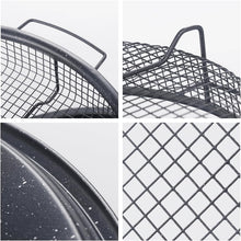 Premium Non-Stick Air Fryer Baking Tray with Mesh Basket