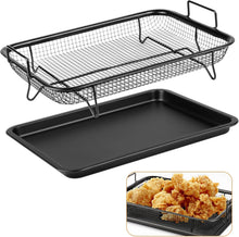 Premium Non-Stick Air Fryer Baking Tray with Mesh Basket