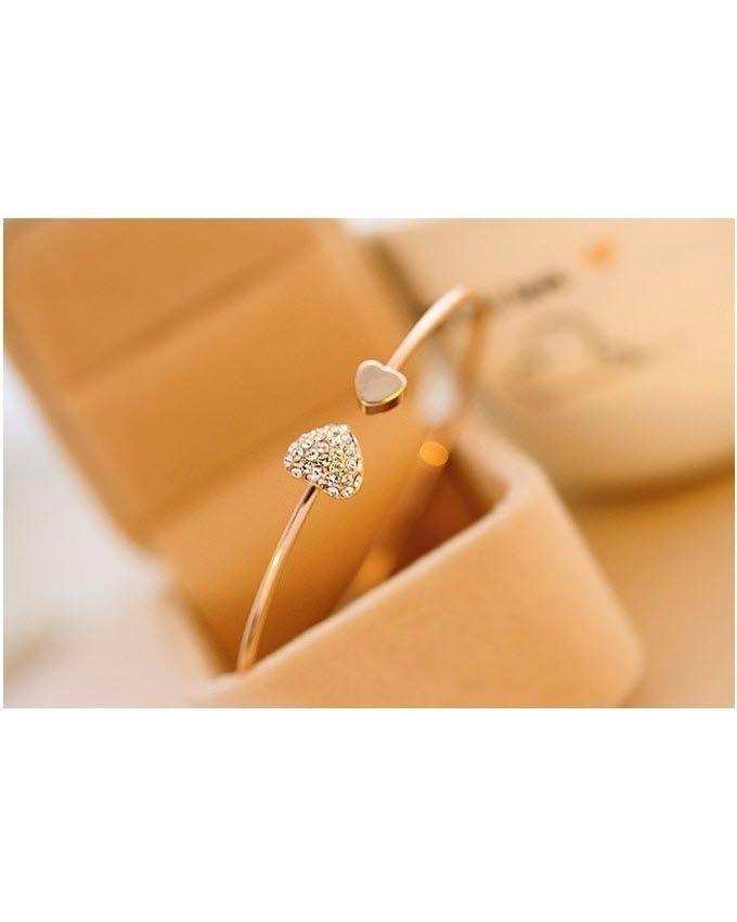 Heart shaped Golden Bracelet